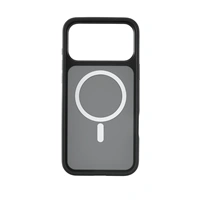 Black Rock Hybrid Case, kryt pre Apple iPhone 17 Pro Max, magnetický, matný, polopriehľadný čierny