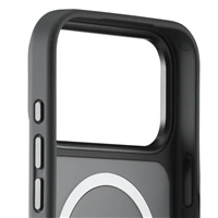 Black Rock Hybrid Case, kryt pre Apple iPhone 17 Pro Max, magnetický, matný, polopriehľadný čierny