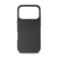Black Rock Robust Carbon, kryt pre Apple iPhone 17 Pro Max, magnetický, karbónový vzhľad, čierny