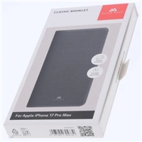 Black Rock The Classic, puzdro-knižka pre Apple iPhone 17 Pro Max, funkcia stojanu, čierne