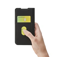 Hama Eco Premium, kryt pre Samsung Galaxy S25 Edge, umelá koža, 20% recyklovaných materiálov, čierny