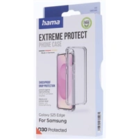 Hama Extreme Protect, kryt pre Samsung Galaxy S25 Edge, D3O®, nezažltne, priehľadný