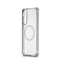 Hama Extreme Protect, kryt pre Samsung Galaxy S25 Edge, magnetický, D3O®, nezažltne, priehľadný