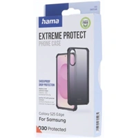 Hama Extreme Protect, kryt pre Samsung Galaxy S25 Edge, D3O®, čierny