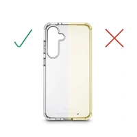 Hama Extreme Protect, kryt pre Samsung Galaxy S25+, materiál D3O®, nezažltne, priehľadný