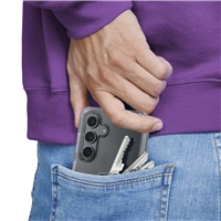 Hama Extreme Protect, kryt pre Samsung Galaxy S25 Ultra, materiál D3O®, nezažltne, priehľadný