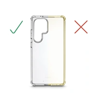 Hama Extreme Protect, kryt pre Samsung Galaxy S25 Ultra, materiál D3O®, nezažltne, priehľadný