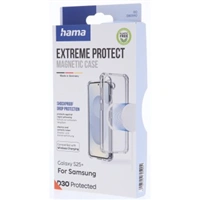 Hama Extreme Protect, kryt pre Samsung Galaxy S25+, magnetický, D3O®, nezažltne, priehľadný