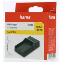 Hama USB foto nabíjačka pre Canon LP-E6