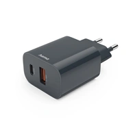 Hama rýchla USB nabíjačka USB-C + USB-A, PD/QC, 20 W, Ecosential