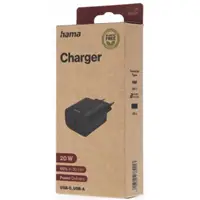 Hama rýchla USB nabíjačka USB-C + USB-A, PD/QC, 20 W, Ecosential