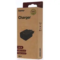 Hama rýchla USB nabíjačka, USB-C PD 30 W, Ecosential