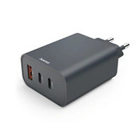 Hama rýchla USB nabíjačka 2x USB-C + USB-A, PD/QC, 65 W, Ecosential