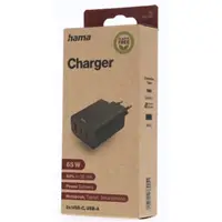 Hama rýchla USB nabíjačka 2x USB-C + USB-A, PD/QC, 65 W, Ecosential