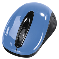 Hama optická myš AM-7300, čierna/modrá