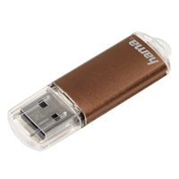 Hama Laeta FlashPen, USB 2.0, 32 GB, 66x, hnedý