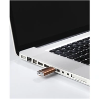 Hama Laeta FlashPen, USB 2.0, 32 GB, 66x, hnedý
