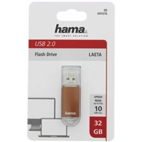 Hama laeta FlashPen, USB 2.0, 32 GB, 66x, hnedý