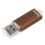 Hama Laeta FlashPen, USB 2.0, 32 GB, 66x, hnedý