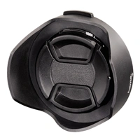 Hama lens Hood with Lens Cap, universal, 52 mm