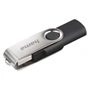 Hama USB 2.0 Flash Drive Rotate, 16 GB, 10 MB/s, čierna/strieborná