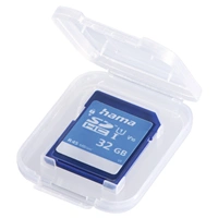 Hama SD Slim Box, puzdro na 1 SD kartu, priehľadné