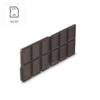 Hama puzdro na 12 SD pamäťových kariet, čierne/priehľadné