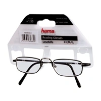 Hama Filtral okuliare na čítanie, kovové, gun, +1,5 dpt