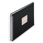 Hama album klasický špirálový FINE ART 28x24 cm, 50 strán, nová čierna, biele listy