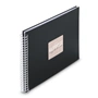 Hama album klasický špirálový FINE ART 36x32 cm, 50 strán, nová čierna, biele listy