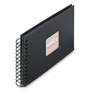 Hama album klasický špirálový FINE ART 24x17 cm, 50 strán, nová čierna, čierne listy