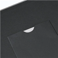 Hama album klasický špirálový FINE ART 28x24 cm, 50 strán, nová čierna, čierne listy