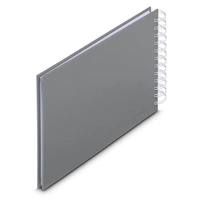 Hama album klasický špirálový FINE ART 24x17 cm, 50 strán, kamenná šedá, biele listy