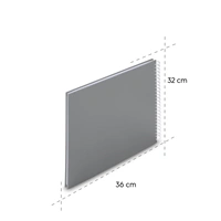 Hama album klasický špirálový FINE ART 36x32 cm, 50 strán, kamenná šedá, biele listy