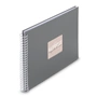 Hama album klasický špirálový FINE ART 36x32 cm, 50 strán, kamenná šedá, biele listy