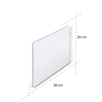 Hama album klasický špirálový FINE ART 28x24 cm, 50 strán, biela, biele listy