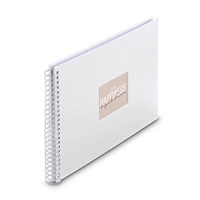 Hama album klasický špirálový FINE ART 36x32 cm, 50 strán, biela, biele listy