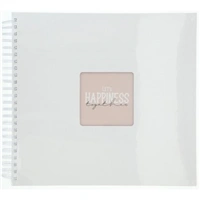 Hama album klasický špirálový FINE ART 36x32 cm, 50 strán, biela, biele listy