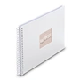 Hama album klasický špirálový FINE ART 36x32 cm, 50 strán, biela, biele listy