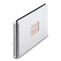 Hama album klasický špirálový FINE ART 28x24 cm, 50 strán, biela, čierne listy