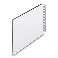 Hama album klasický špirálový FINE ART 28x24 cm, 50 strán, biela, čierne listy