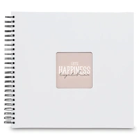 Hama album klasický špirálový FINE ART 36x32 cm, 50 strán, biela, čierne listy