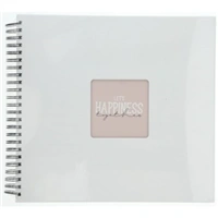 Hama album klasický špirálový FINE ART 36x32 cm, 50 strán, biela, čierne listy