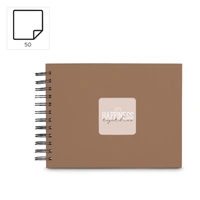 Hama album klasický špirálový FINE ART 24x17 cm, 50 strán, mousse, čierne listy