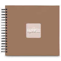 Hama album klasický špirálový FINE ART 28x24 cm, 50 strán, mousse, čierne listy