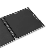 Hama album klasický špirálový FINE ART 28x24 cm, 50 strán, mousse, čierne listy