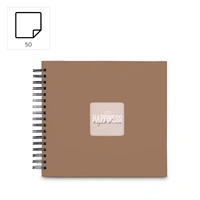 Hama album klasický špirálový FINE ART 28x24 cm, 50 strán, mousse, čierne listy