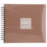 Hama album klasický špirálový FINE ART 28x24 cm, 50 strán, mousse, čierne listy