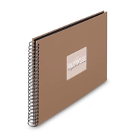 Hama album klasický špirálový FINE ART 36x32 cm, 50 strán, mousse, čierne listy