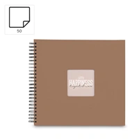 Hama album klasický špirálový FINE ART 36x32 cm, 50 strán, mousse, čierne listy